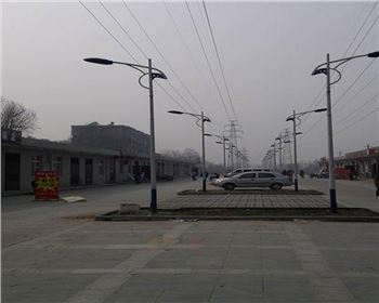 街道市電路燈-省西安市戶縣飲食街亮化工程
