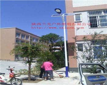 6米太陽能路燈-省渭南市路燈項目