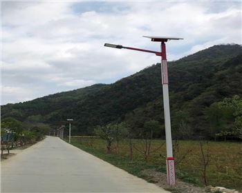 新農村太陽能路燈-甘肅隴南路燈項目